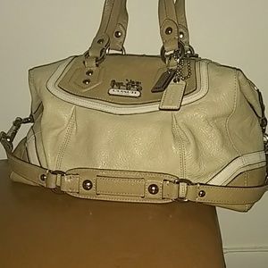 Coach tan purse